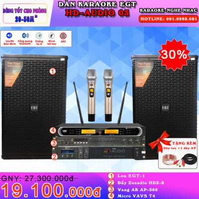 Sửa Dàn Karaoke Egt HD-Audio 03