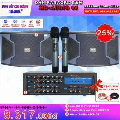Sửa Chữa Dàn Karaoke B&W HD-Audio 05
