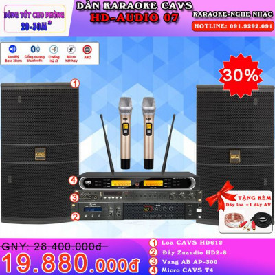 Sửa dàn Karaoke Cavs HD-Audio 07